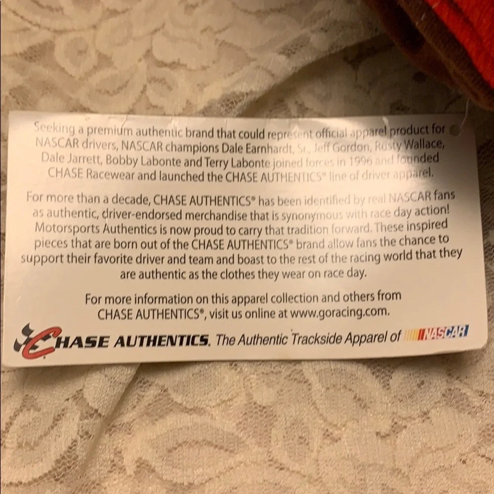 Rare Chase Authentics NASCAR Cap #18 WTags…